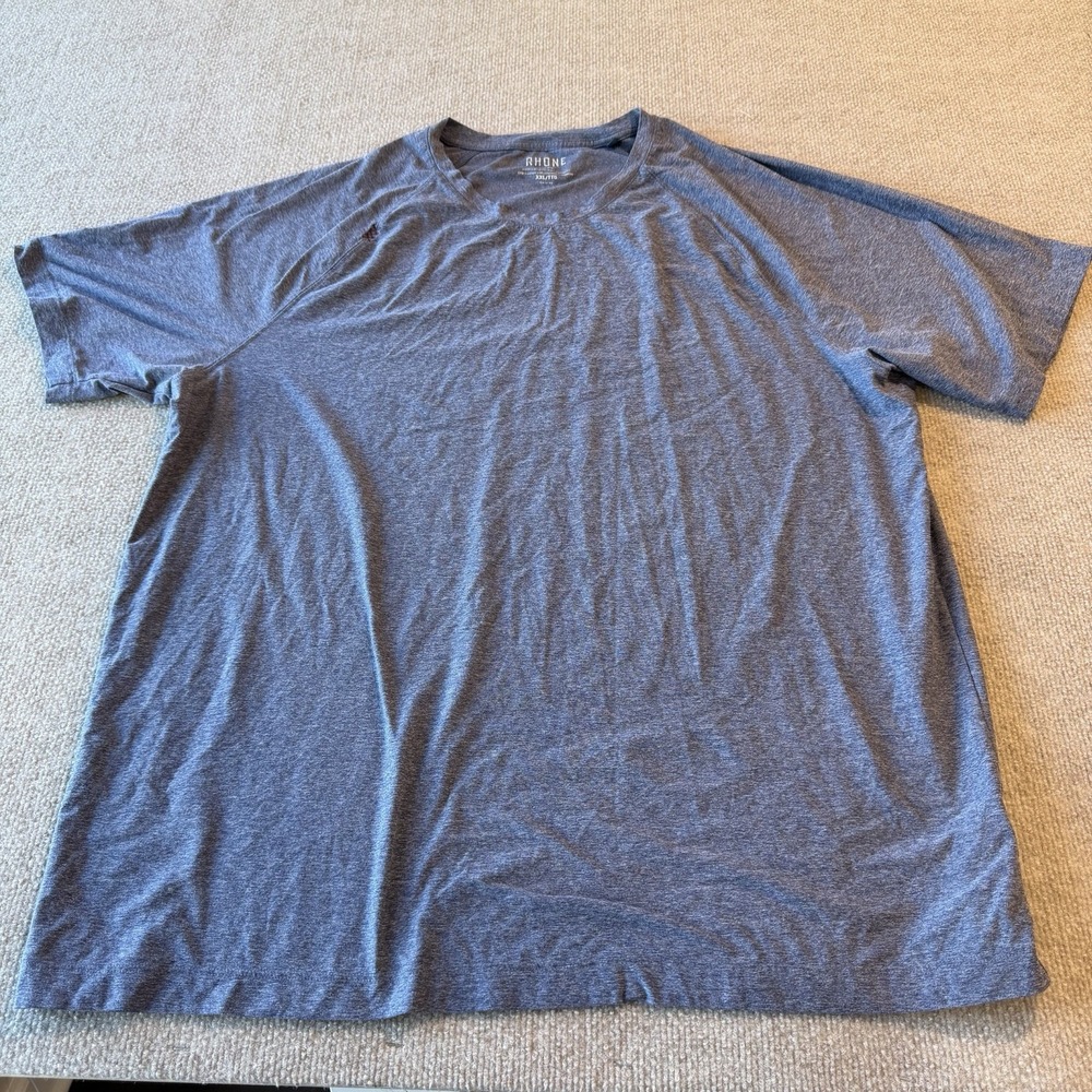 Rhone Shirt Mens Blue Short Sleeve Athletic Casual Men's Size 2XL‎